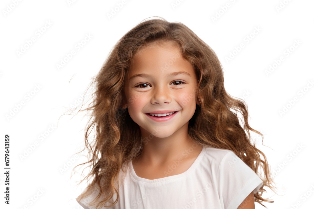 A happy cute girl isolated on transparent background. A happy cute girl isolated on transparent background.