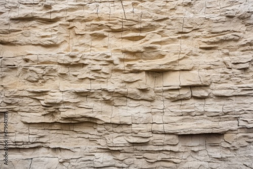 limestone wall texture in artificial light