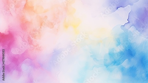 Watercolor abstract blurred background