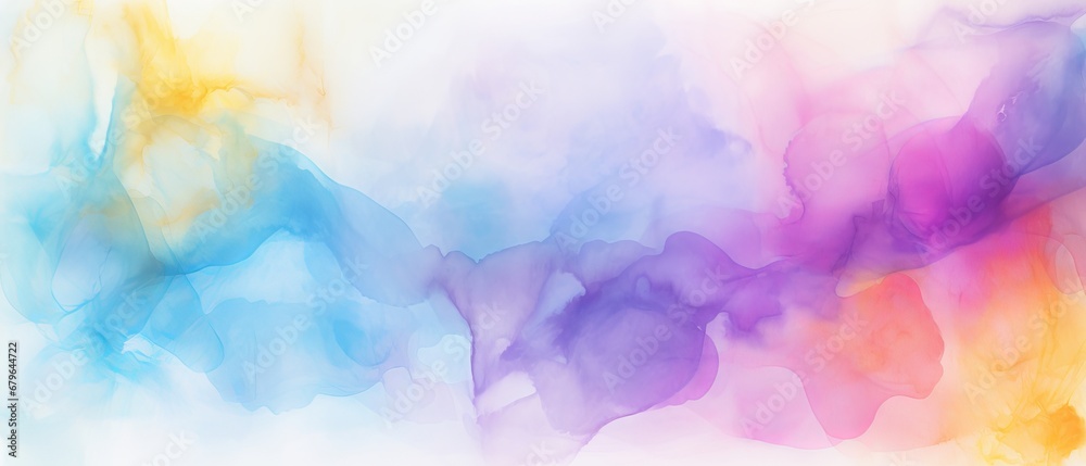 Watercolor abstract blurred background