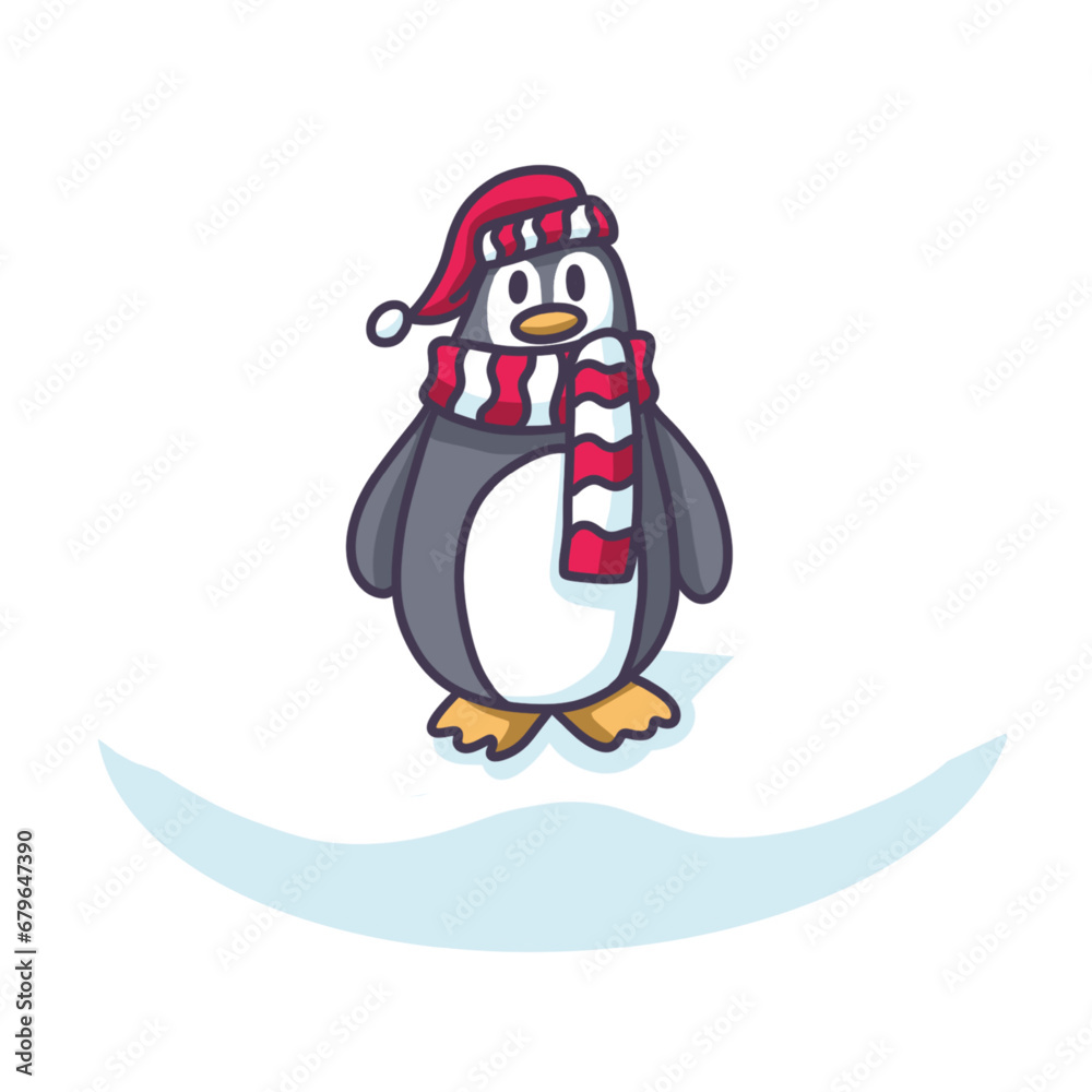 Fototapeta premium christmas pinguin
