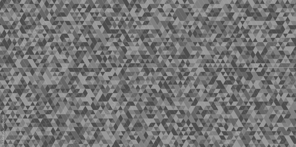 Abstract geomatics pattern black and gray grid wall wave triangle background. Seamless geometric pattern Polygon Mosaic triangle Background, business and corporate background.
Abstract geomatics pattern black and gray grid wall wave triangle background. Seamless geometric pattern Polygon Mosaic triangle Background, business and corporate background.