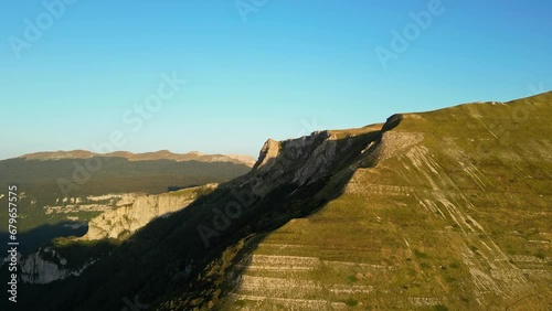 Col de la Bataille, Ombleze. In the Vercors mountains in France photo