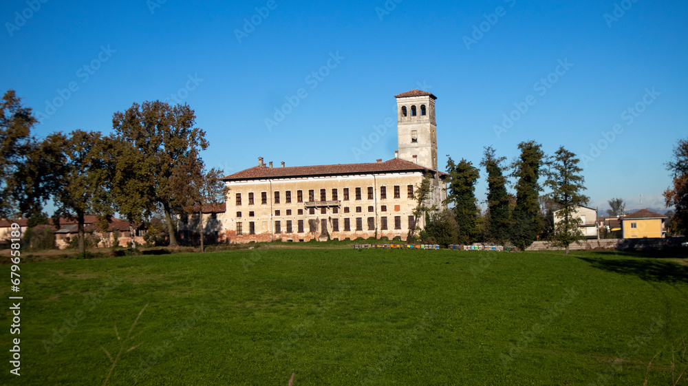 Carcassola palace in Marzano, Lombardy, Italy