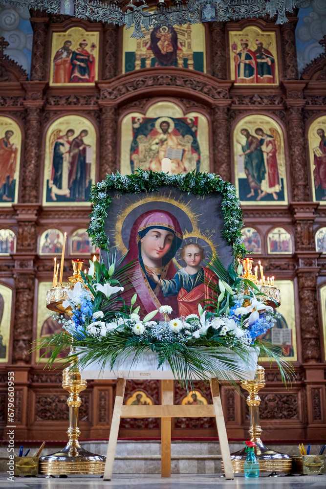 Obraz premium virgin mary and jesus