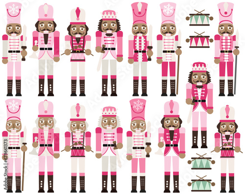 Pink Nutcracker, Sugarplum, Candy Cane