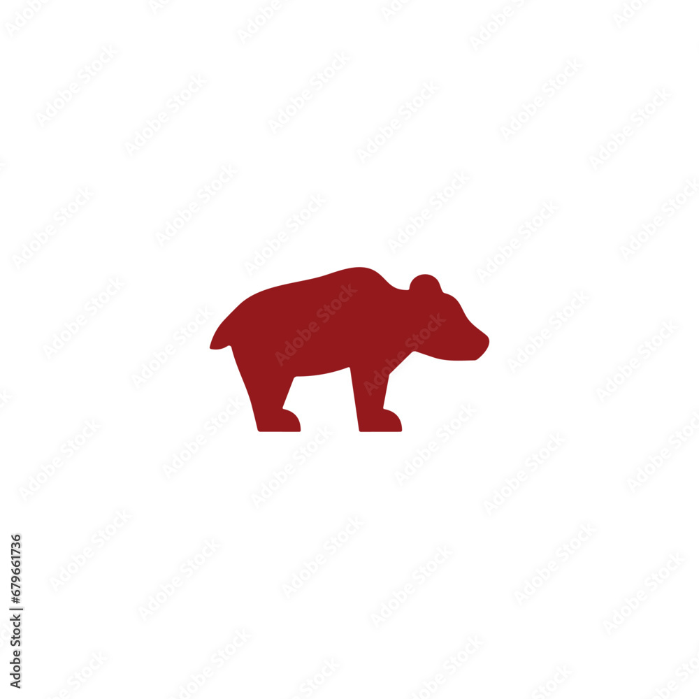 Fototapeta premium animal silhouette icon vector graphics