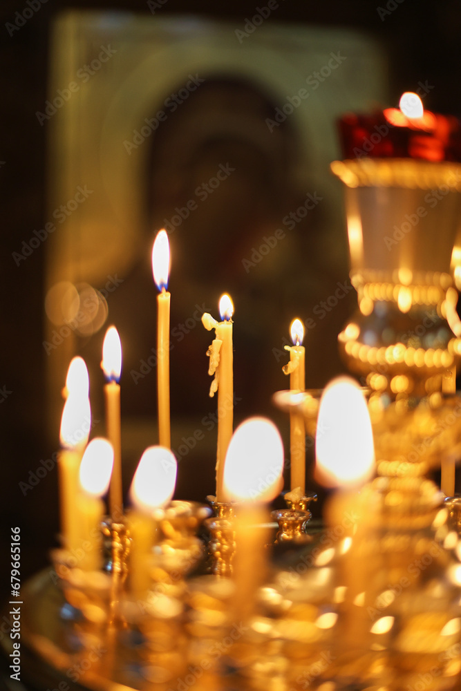 candles in church candles in church
