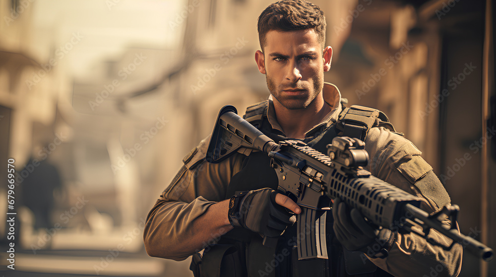Portrait of an Israel Soldier Portrait of an Israel Soldier