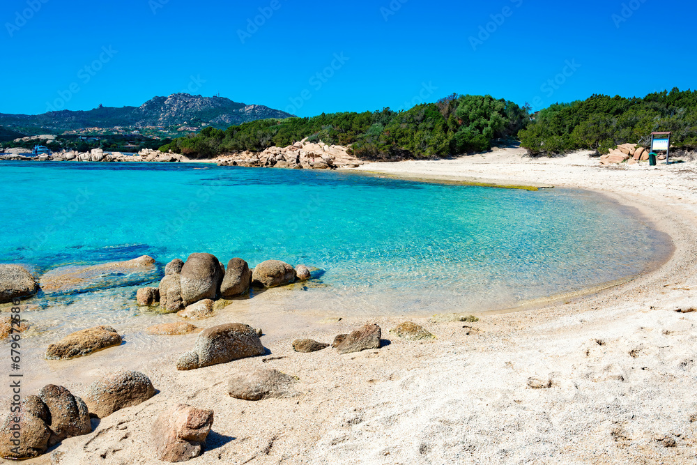 Fototapeta premium Beautiful beach in sardinia, costa smeralda