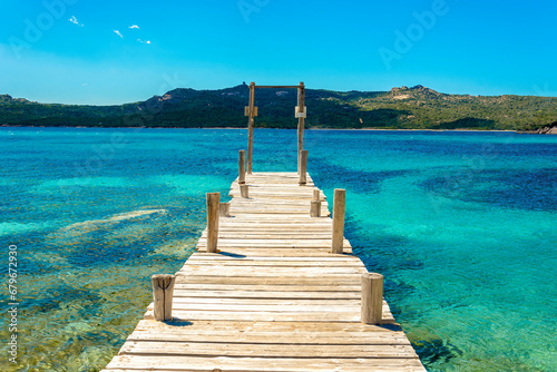 Beautiful beach in sardinia, costa smeralda