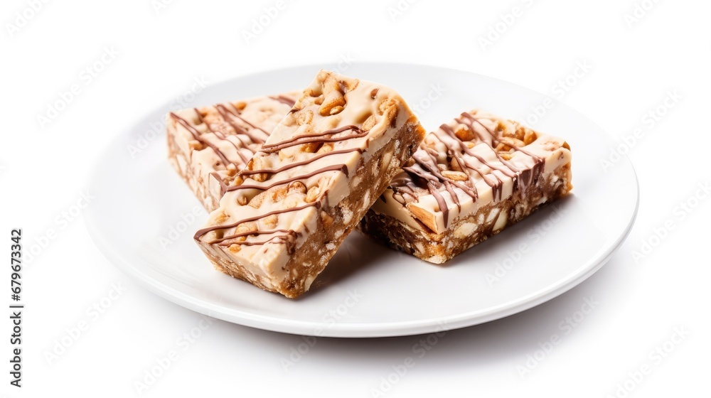 Delicious Peanut Butter Fudge Bars on White Plate - Sweet Dessert Photography for Food Blogs, Recipes, and Sweets Lovers Delicious Peanut Butter Fudge Bars on White Plate - Sweet Dessert Photography for Food Blogs, Recipes, and Sweets Lovers
