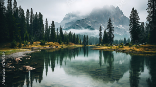 Mountainlake panorama