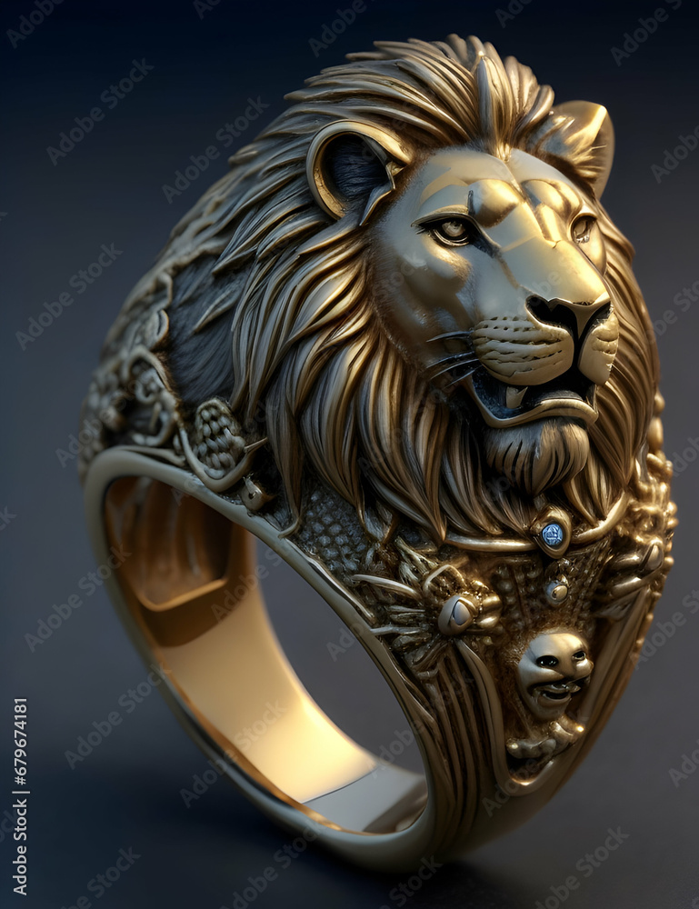 lion ring