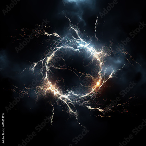 light, lightning, art, energy, electric, electricity, flash, fractal, wallpaper, illustration, lines, fire, explosion, storm, space, power, design, blue, word, text, night, generated ai