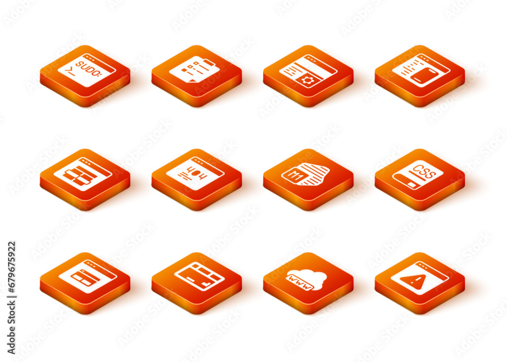 Set Search engine, Keyboard, MySQL code, Page with 404 error, Web development, Processor, Browser exclamation mark and Books about programming icon. Vector Set Search engine, Keyboard, MySQL code, Page with 404 error, Web development, Processor, Browser exclamation mark and Books about programming icon. Vector