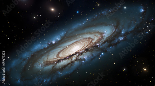 Andromeda Galaxy captured by telescope