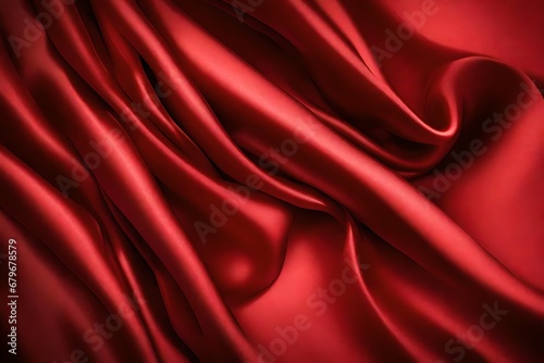 red silk background
