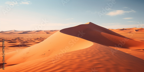 Amazing nature landscape of desert © AhmadSoleh