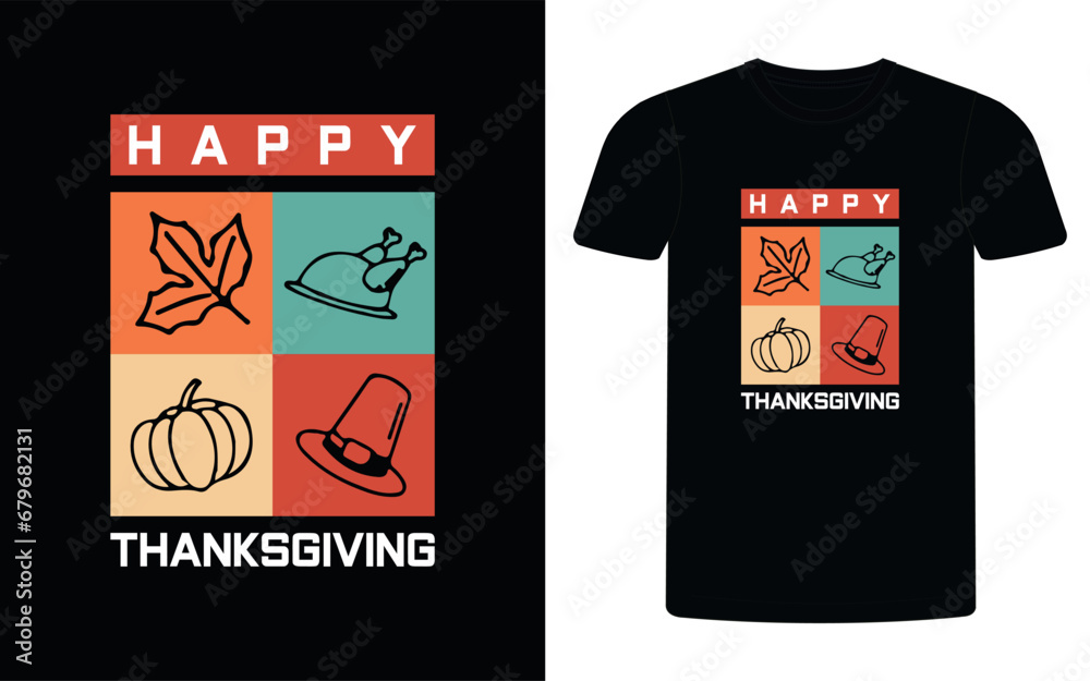 happy thanksgiving typography t-shirt design, family matching shirt, Ready to print for apparel, poster, illustration. Modern, simple, lettering t shirt vector. happy thanksgiving typography t-shirt design, family matching shirt, Ready to print for apparel, poster, illustration. Modern, simple, lettering t shirt vector.
