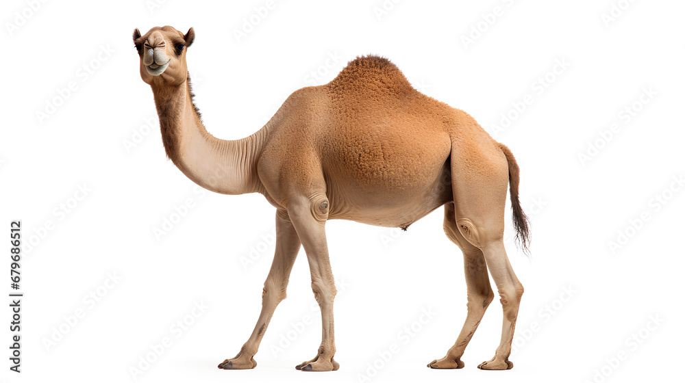 Camel isolated on white, A camel isolated on a transparent background, Generative AI Camel isolated on white, A camel isolated on a transparent background, Generative AI