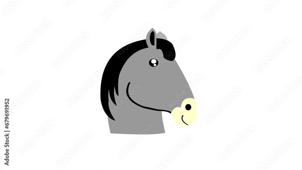 Fototapeta premium horse icon