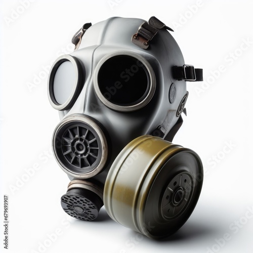 gas mask isolated on white © Deanmon