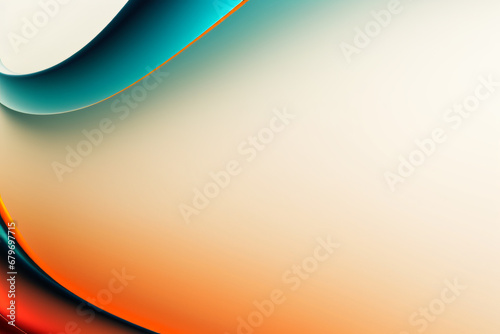 Bright ornage color gradient background design. Abstract geometric background with liquid shapes. Vector illustration. photo