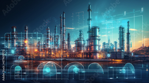 Integrated Petrochemical Infrastructure: Power Plant Refinery, Storage Facilities, and Demand Price Insights in Oil & Gas Production