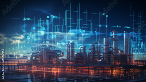 Integrated Petrochemical Infrastructure: Power Plant Refinery, Storage Facilities, and Demand Price Insights in Oil & Gas Production