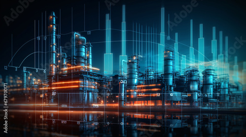 Integrated Petrochemical Infrastructure: Power Plant Refinery, Storage Facilities, and Demand Price Insights in Oil & Gas Production