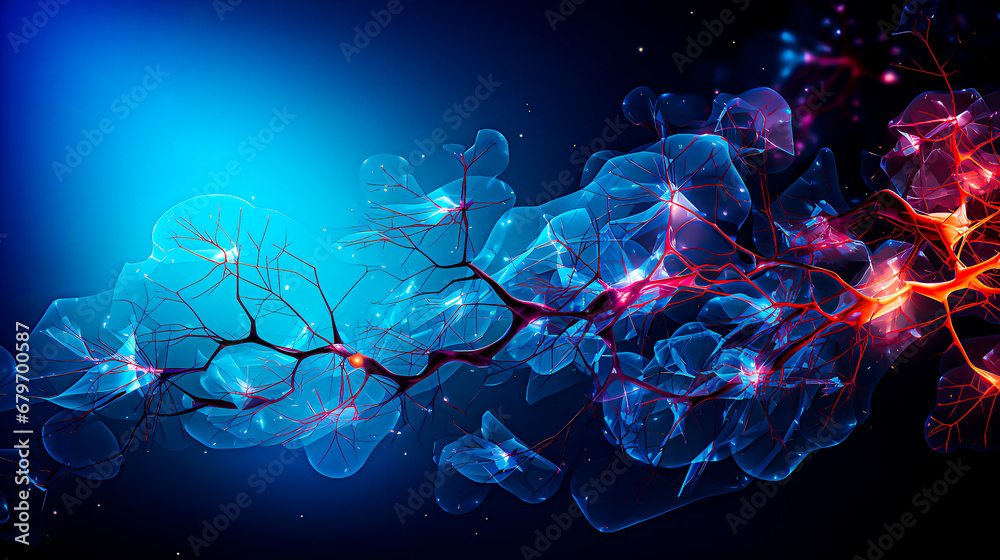 Abstract background for medical and scientific presentations