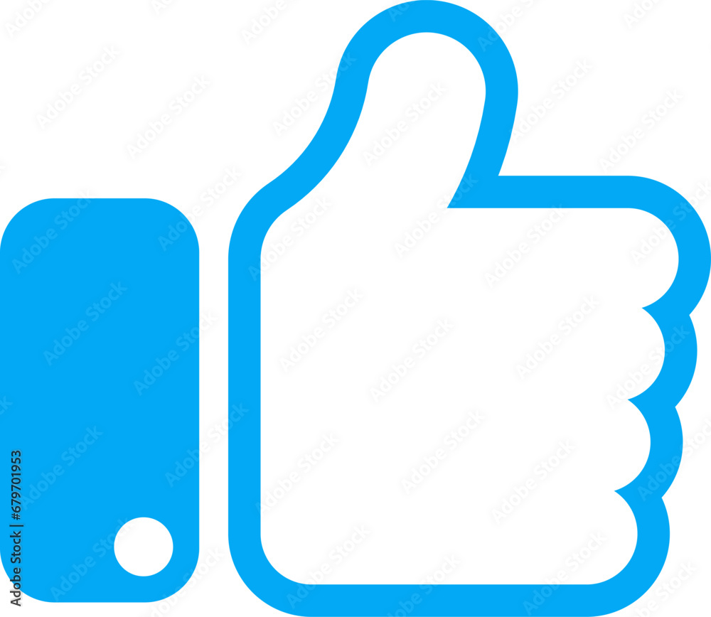 like icon vector. like button. give a thumbs up like icon vector. like button. give a thumbs up