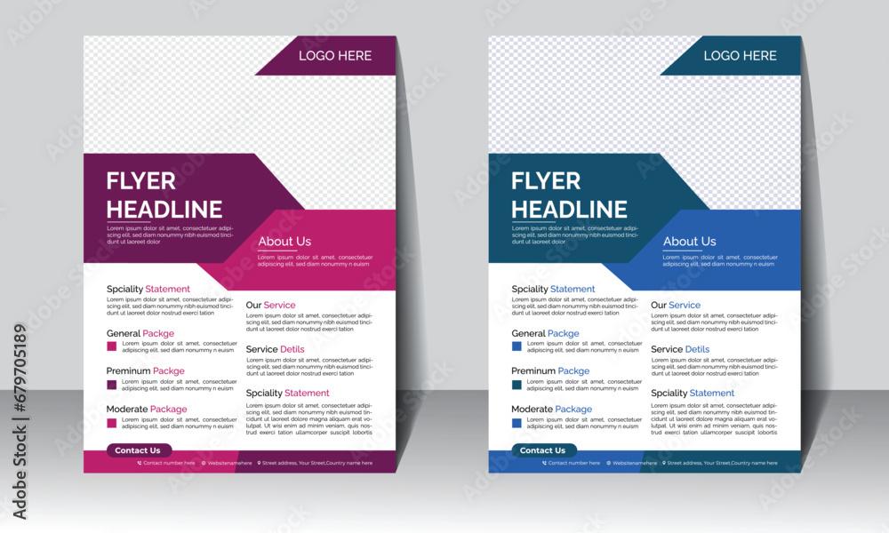 Flyer design, brochure design, cover modern layout, poster, vector illustration template in A4 size, 