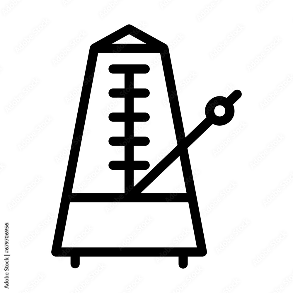 Metronome Outline Icon