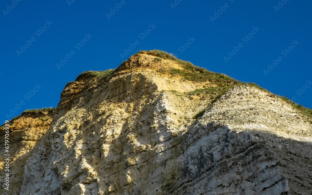 Top of a white cliff