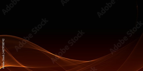 abstract background with waves, Dark abstract background with a glowing abstract waves