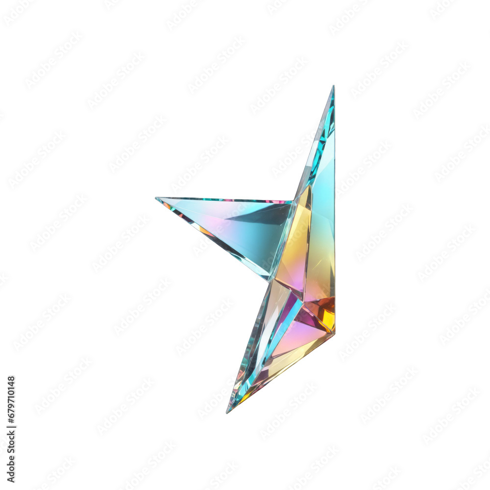 3d holographic shape, reflective glass dispersion 3d holographic shape, reflective glass dispersion