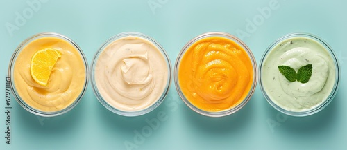 Four Varieties of Mayonnaise From Mild to Spicy photo