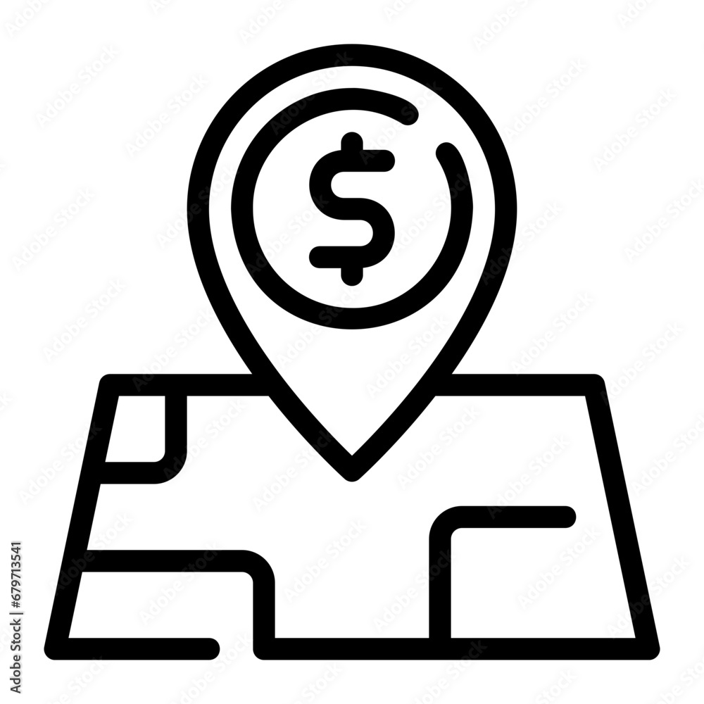 location line icon location line icon