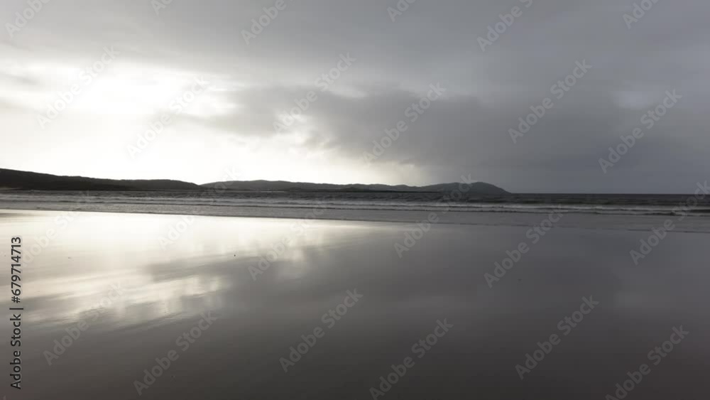 Sand storm at Dooey beach by Lettermacaward in County Donegal - Ireland Sand storm at Dooey beach by Lettermacaward in County Donegal - Ireland