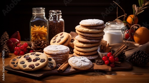 delight of cookies with a rustic charm . each piece radiating warmth and flavor  inviting you to experience the joy of homemade sweetness