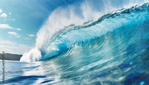 Ocean waves on a shore at summer  © CreativeStock