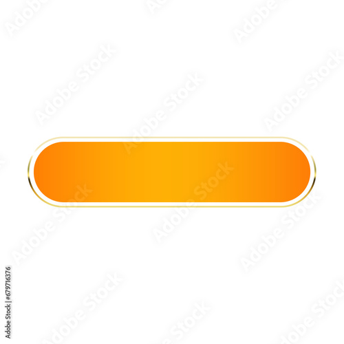 orange banner gold frame
