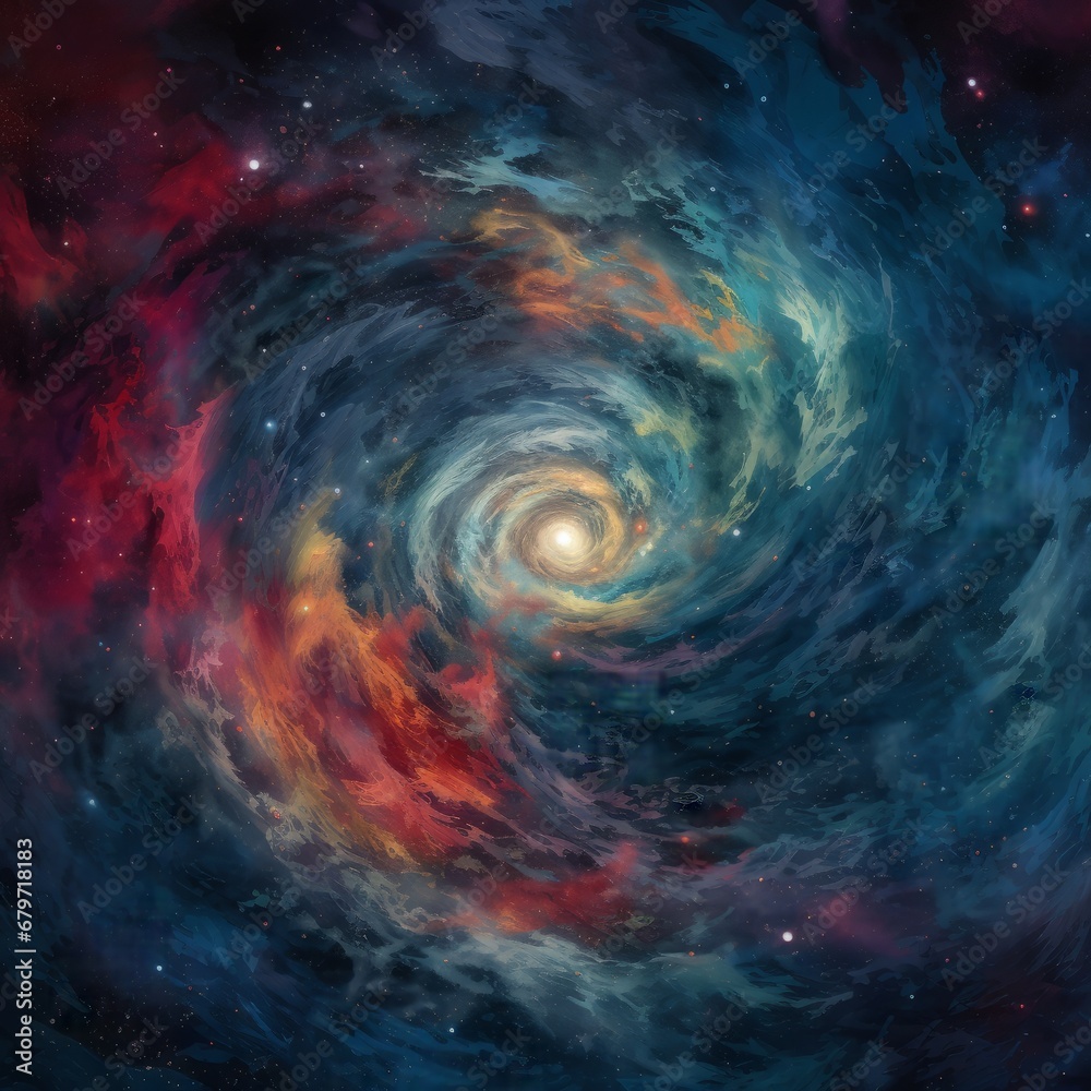 spiral galaxy in space 2.0
