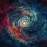 spiral galaxy in space 2.0
