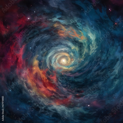 spiral galaxy in space 2.0 