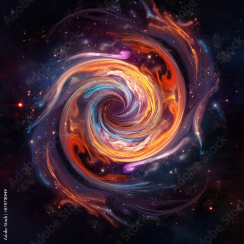 background with space, abstract galaxy