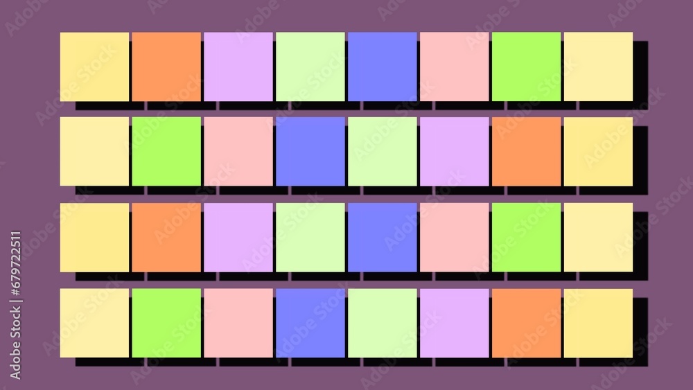 set of colorful squares set of colorful squares