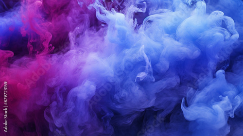 blue smoke background HD 8K wallpaper Stock Photographic Image